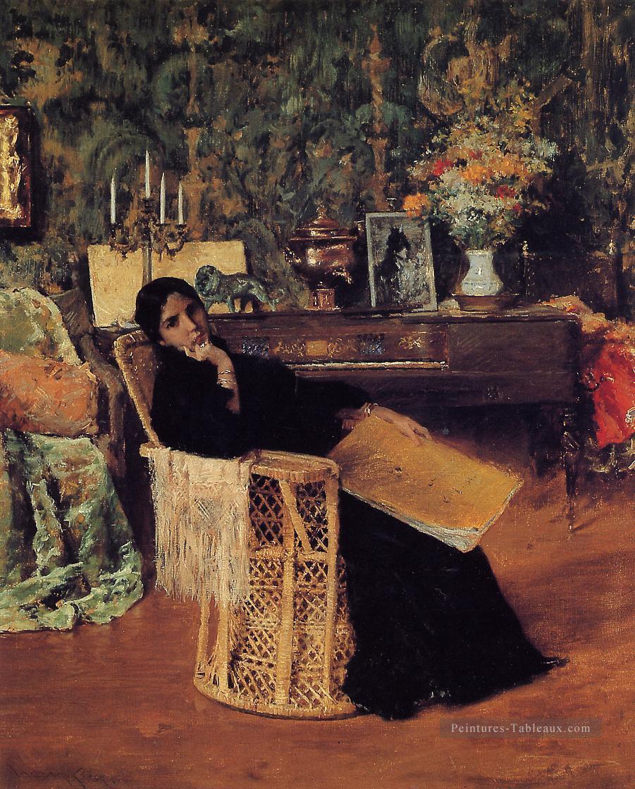 Dans le Studio 1892 William Merritt Chase Peintures à l'huile